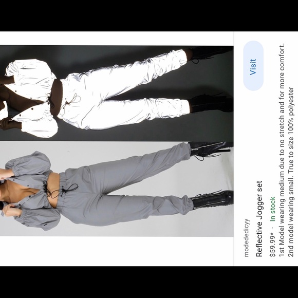 Reflective Jogger Set - Picture 1 of 5